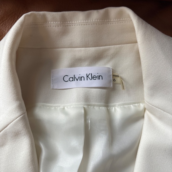 White Calvin Klein blazer - Picture 2 of 4